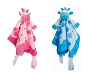 My Giraffe sutteklud med sutteholder, pink eller blå, My Teddy