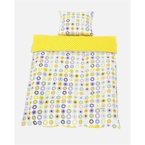 Baby sengetøj, gult, Smallstuff