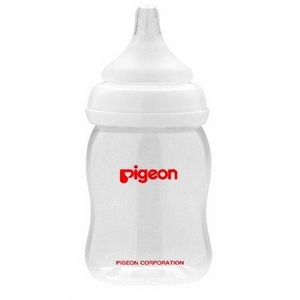 Pigeon sutteflaske i plast, wide-neck 160ml. , fri for PBA
