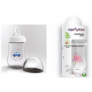 Wish Kids sutteflaske, 250 ml., BPA fri