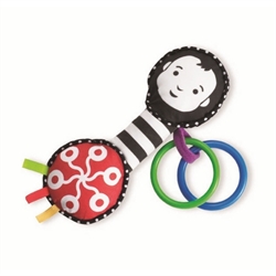 Grasp and Grow Activity Rattle and Teether, Manhattan Toy